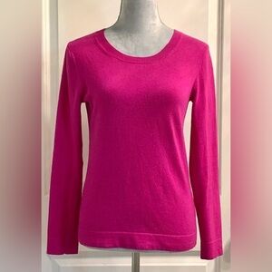 J. Crew Crewneck Teddie Wool Blend Long Sleeve Pink Sweater Jumper Women’s Sz XS